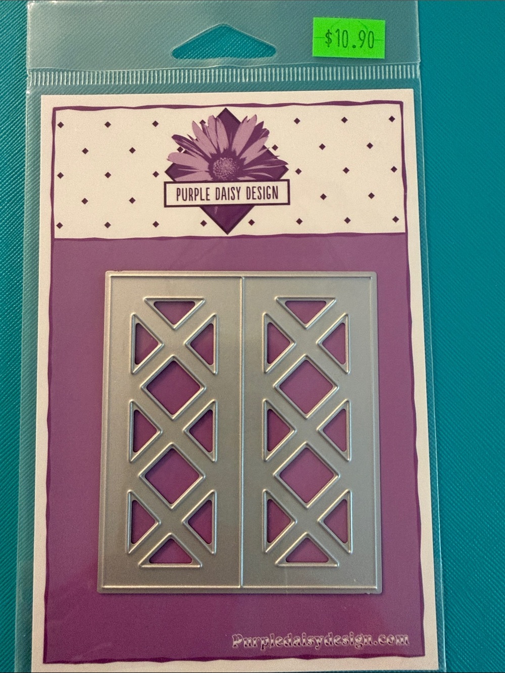 Purple Daisy Design Lattice Die Cut